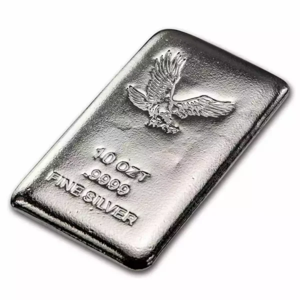 10 oz American Silver Eagle Bar .9999